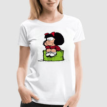 Load image into Gallery viewer, Mafalda T-shirt Women Summer Short Sleeve Quino Shirt Women'S Funny Cute O-Neck T-shirts Tops Tee Camiseta 90s Harajuku Shirts