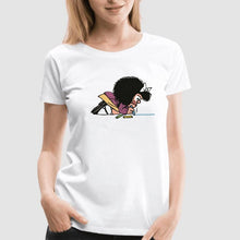 Load image into Gallery viewer, Mafalda T-shirt Women Summer Short Sleeve Quino Shirt Women'S Funny Cute O-Neck T-shirts Tops Tee Camiseta 90s Harajuku Shirts