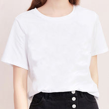Load image into Gallery viewer, Mafalda T-shirt Women Summer Short Sleeve Quino Shirt Women'S Funny Cute O-Neck T-shirts Tops Tee Camiseta 90s Harajuku Shirts